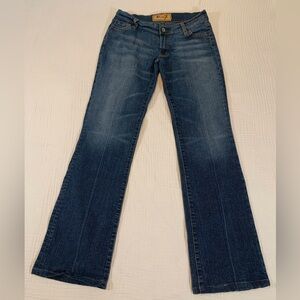 Seven7 Women’s Bootcut Stretch Jeans Dark Wash Mid Rise Size 26 Classic